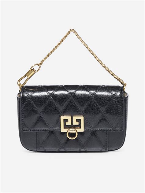 givenchy black nano box quilted leather mini bag|Givenchy handbags uk.